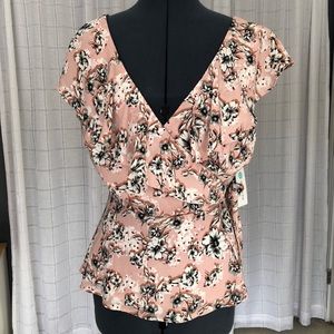 Collective Concepts wrap blouse